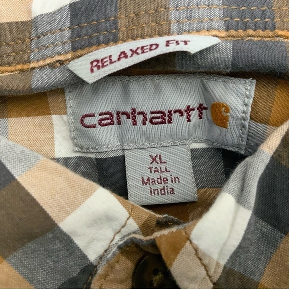 Carthartt Button Down Relax Fit Short Sleeve Short. Size XL. - Picture 3 of 6
